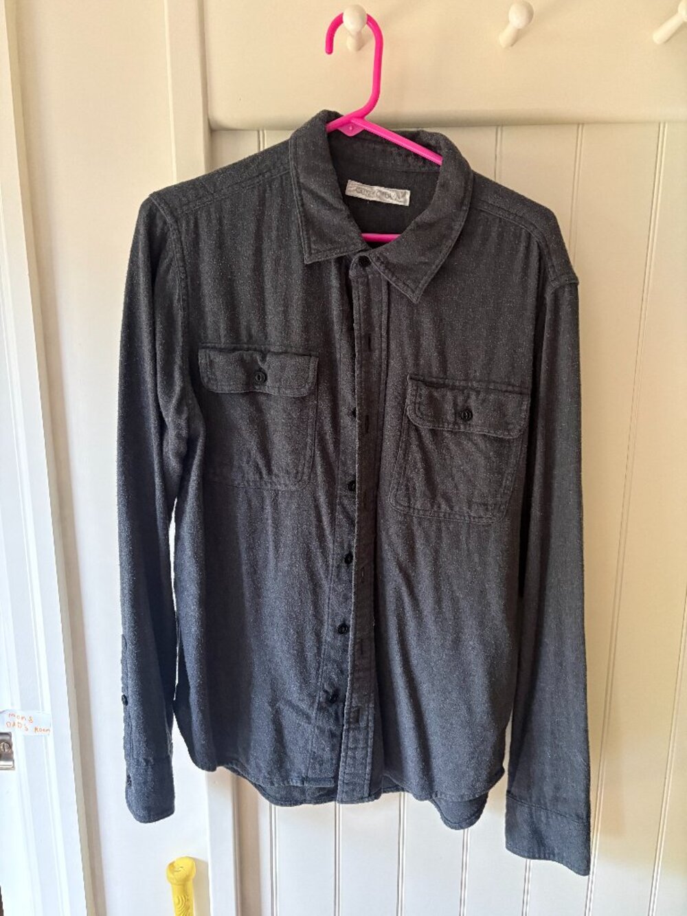 Outerknown Grey Flannel Shirt